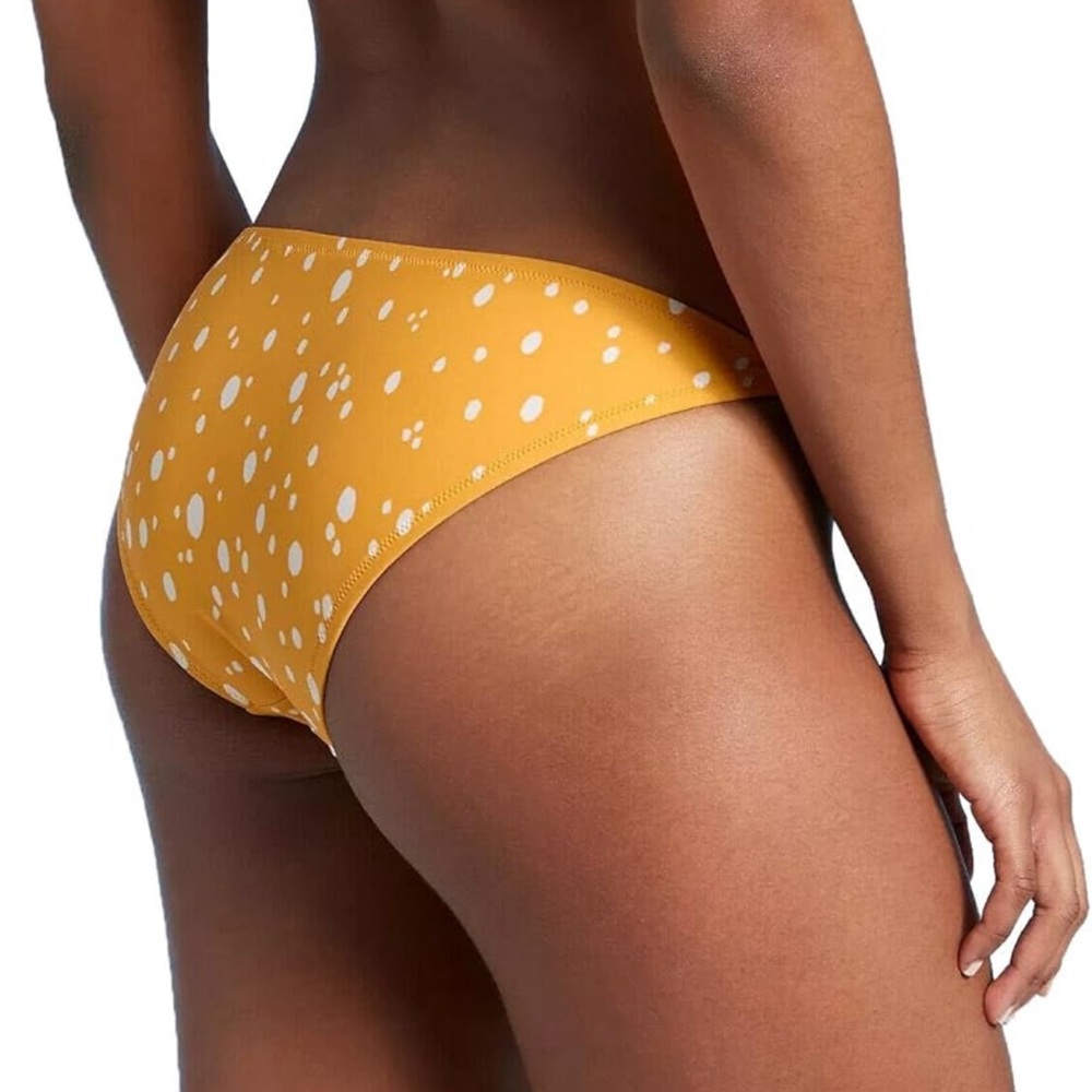 Kona Sol Yellow Polka Dot Bikini Bottoms